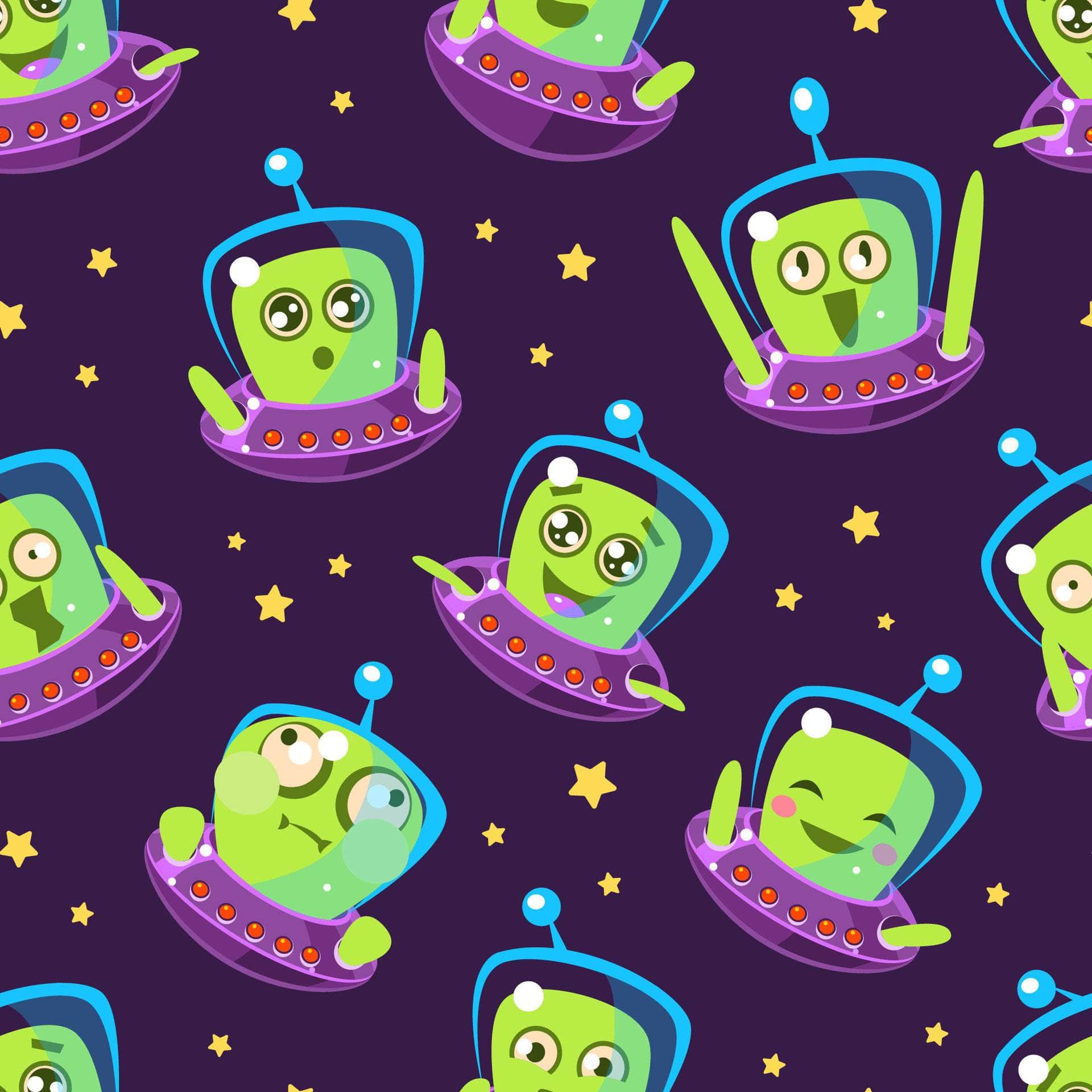 Alien Print Marine Vinyl - Flexa - Image 10