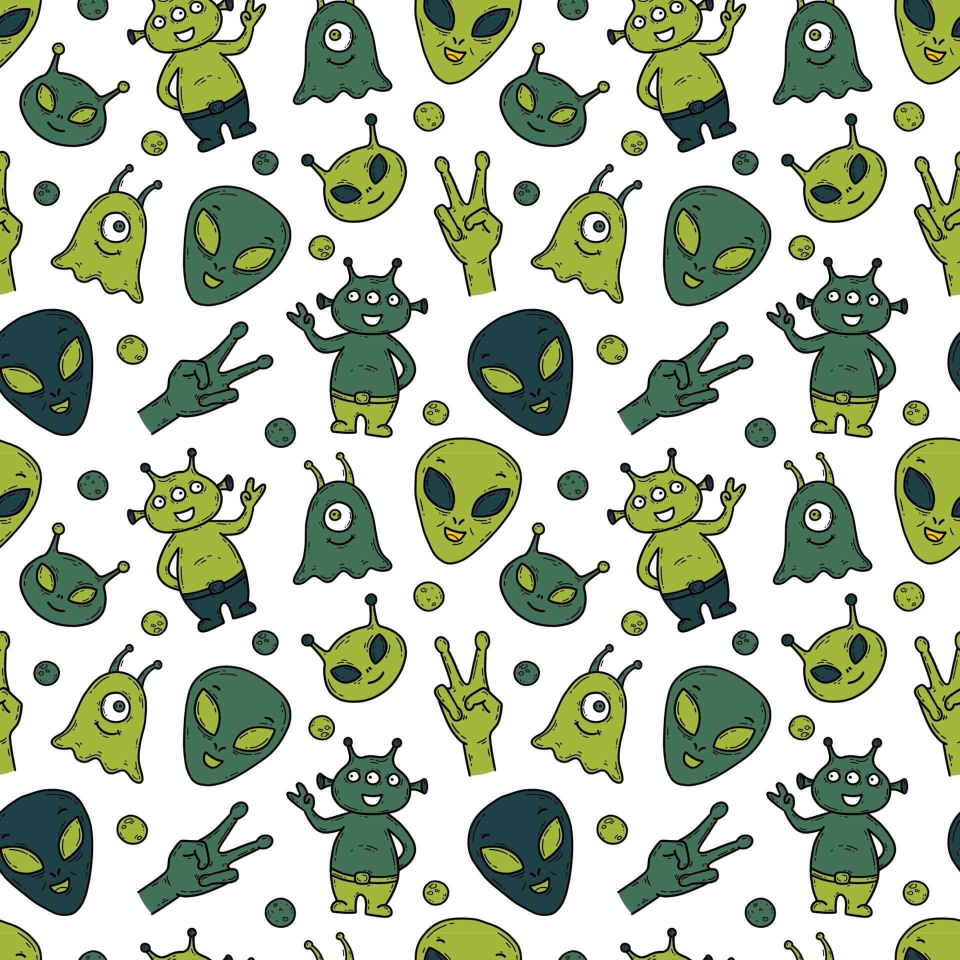 Alien Print Marine Vinyl - Flexa - Image 11