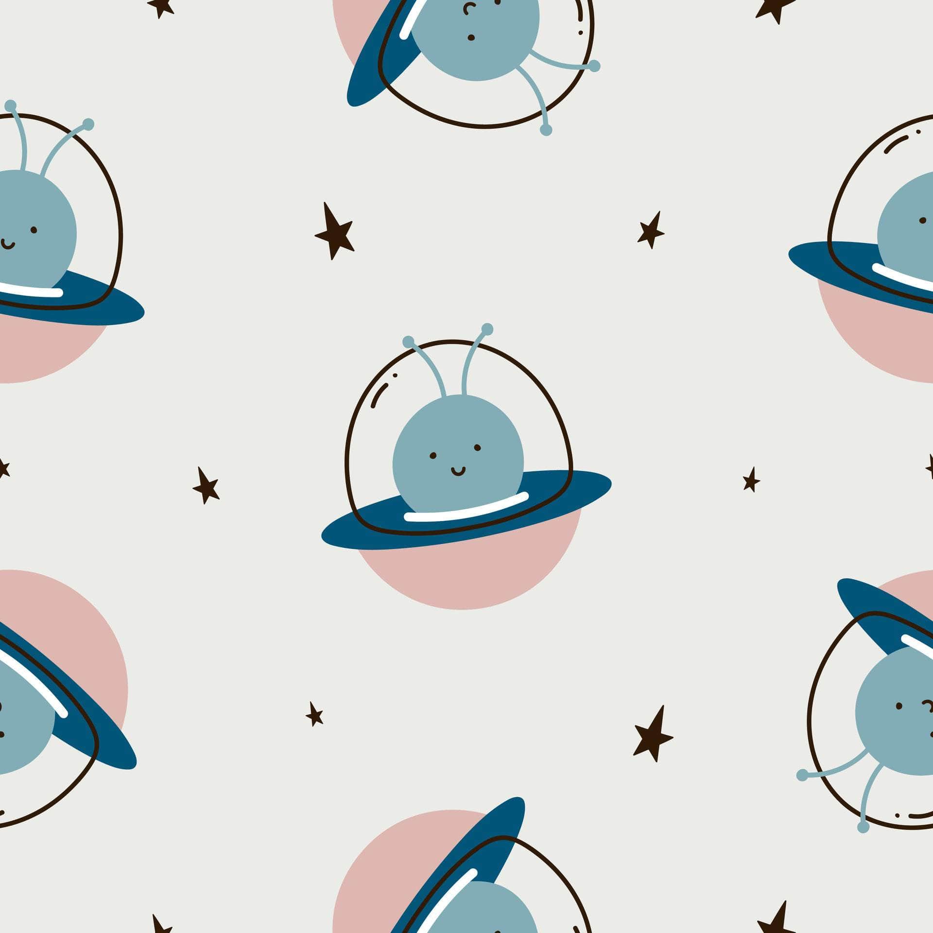 Alien Print Marine Vinyl - Flexa - Image 3