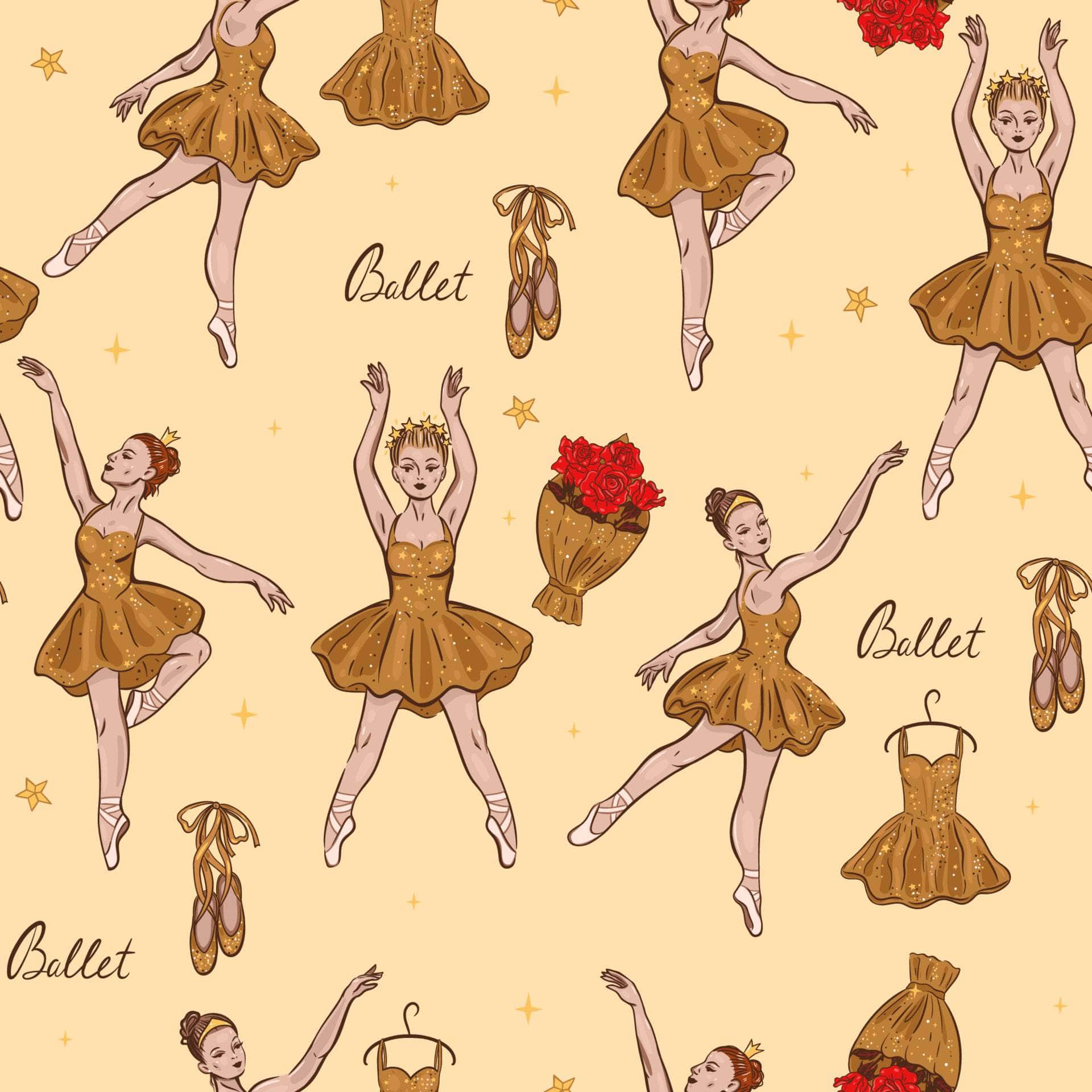 Ballerina Themed Vinyl Fabric - Flexa - Image 13