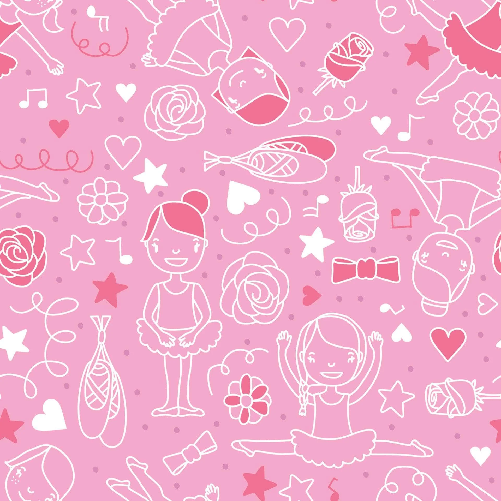 Ballerina Themed Vinyl Fabric - Flexa - Image 14