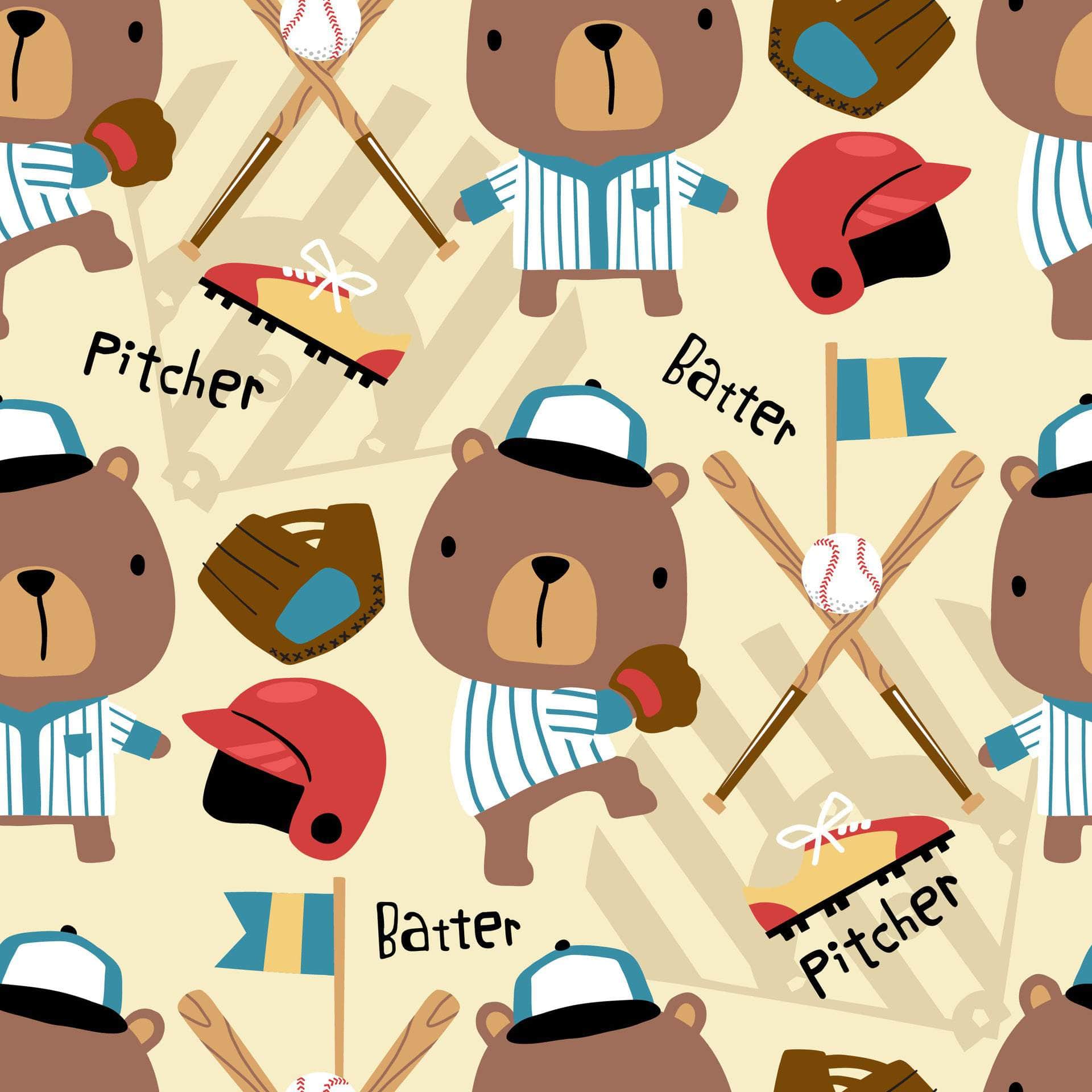 Bear Print Marine Vinyl - Flexa - Image 10