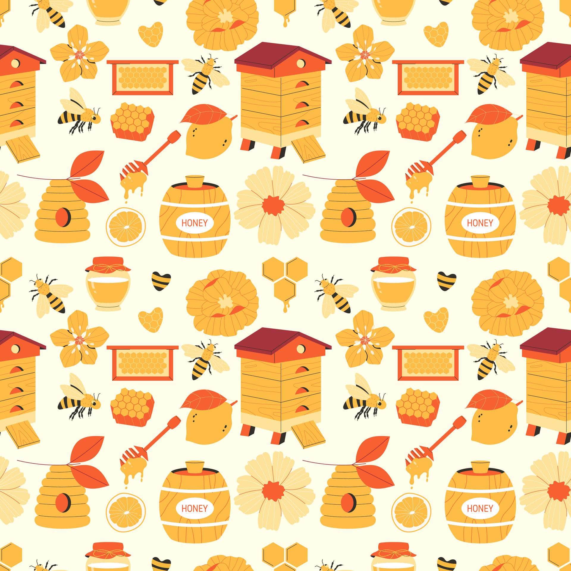 Bee Print Marine Vinyl - Flexa - Image 12