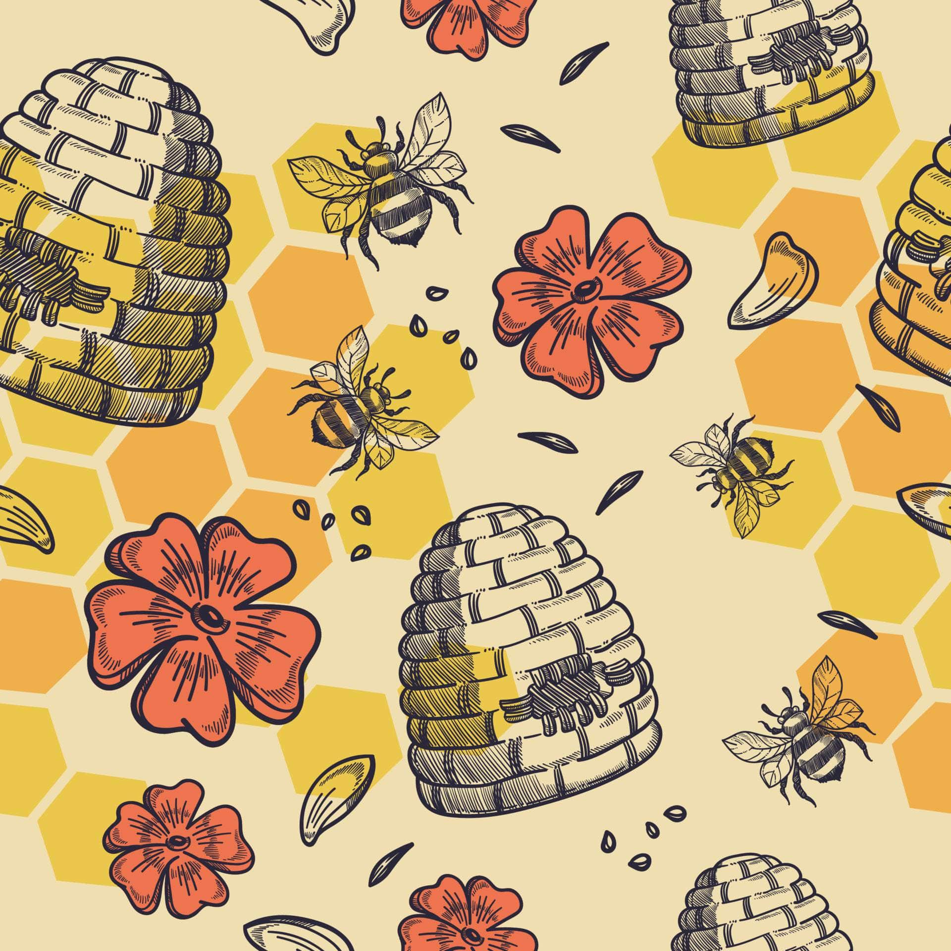 Bee Print Marine Vinyl - Flexa - Image 16