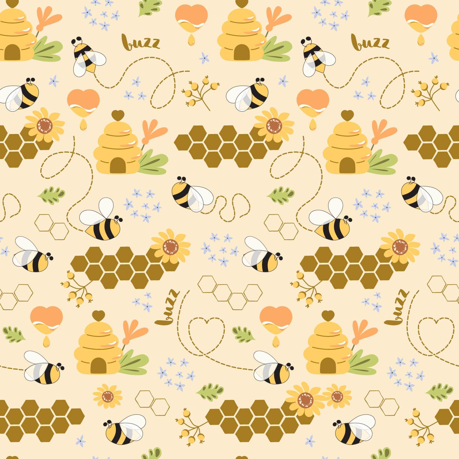 Bee Print Marine Vinyl - Flexa - Image 9