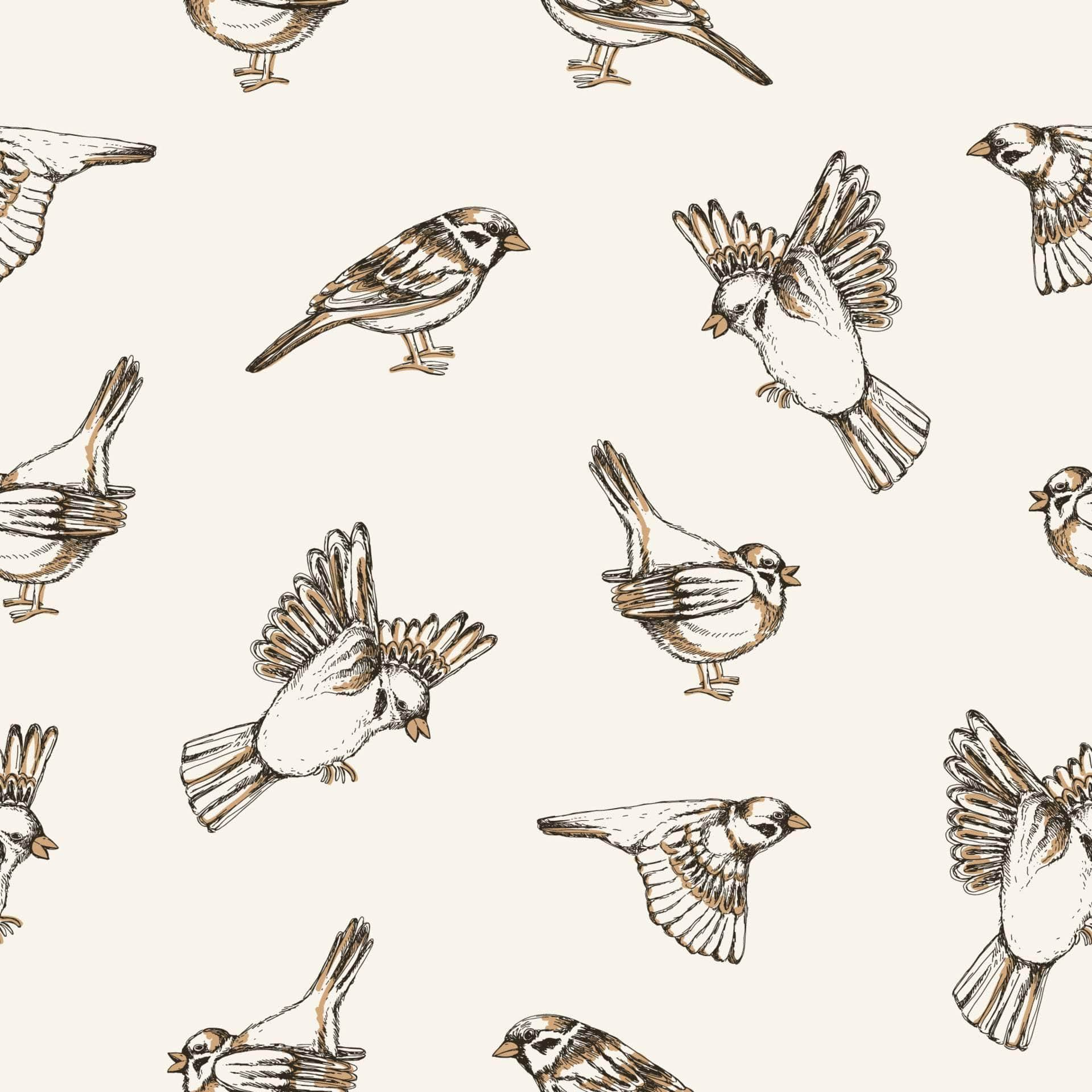 Bird Print Marine Vinyl - Flexa - Image 13