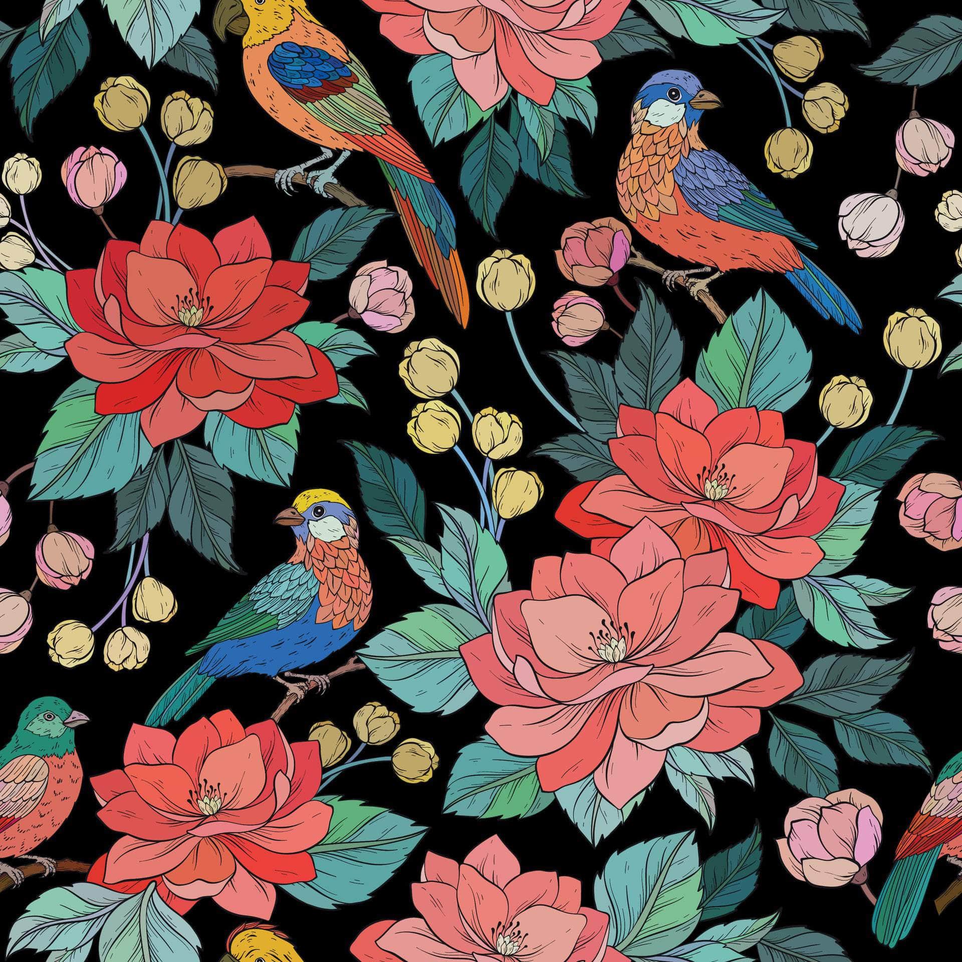 Bird Print Marine Vinyl - Flexa - Image 21
