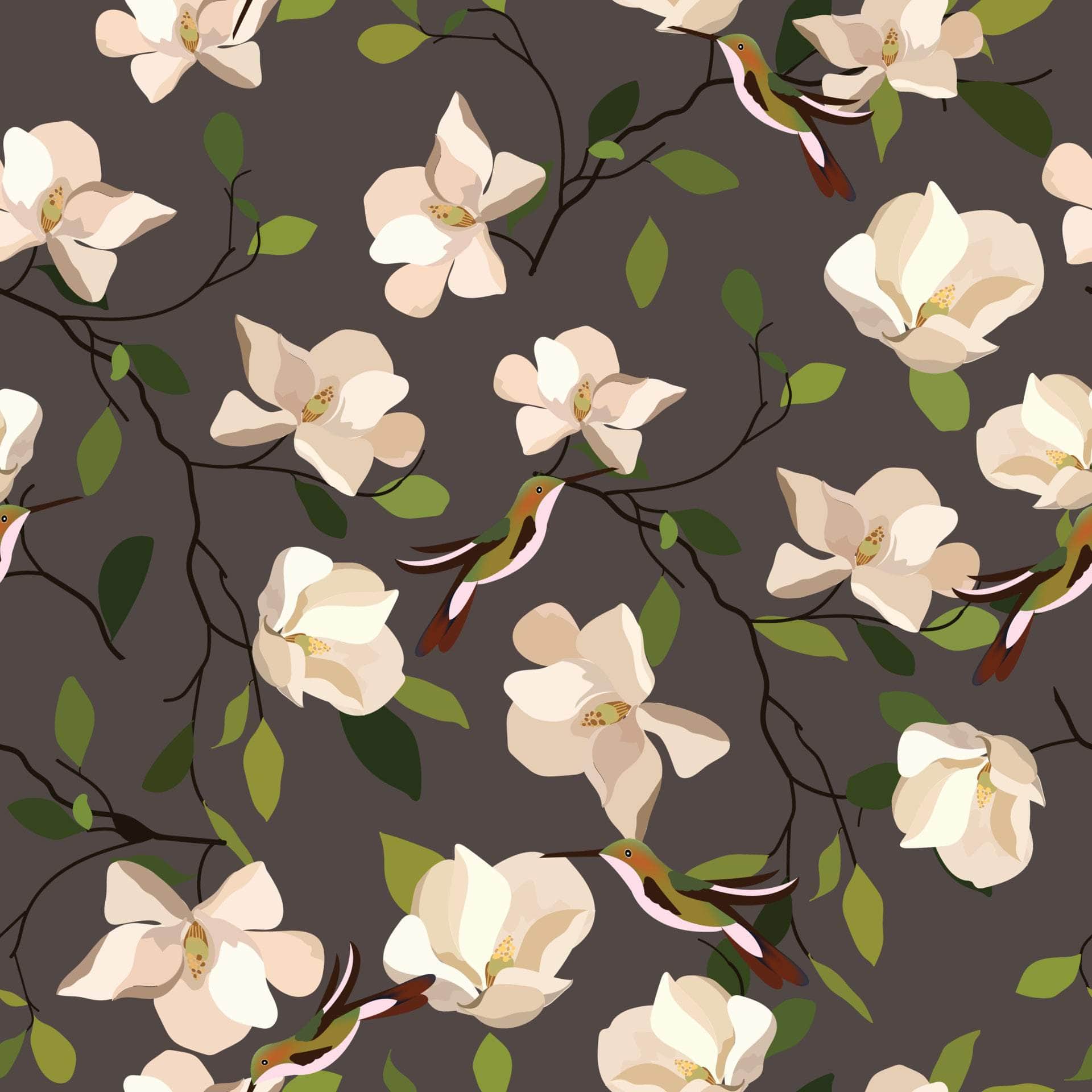 Bird Print Marine Vinyl - Flexa - Image 3
