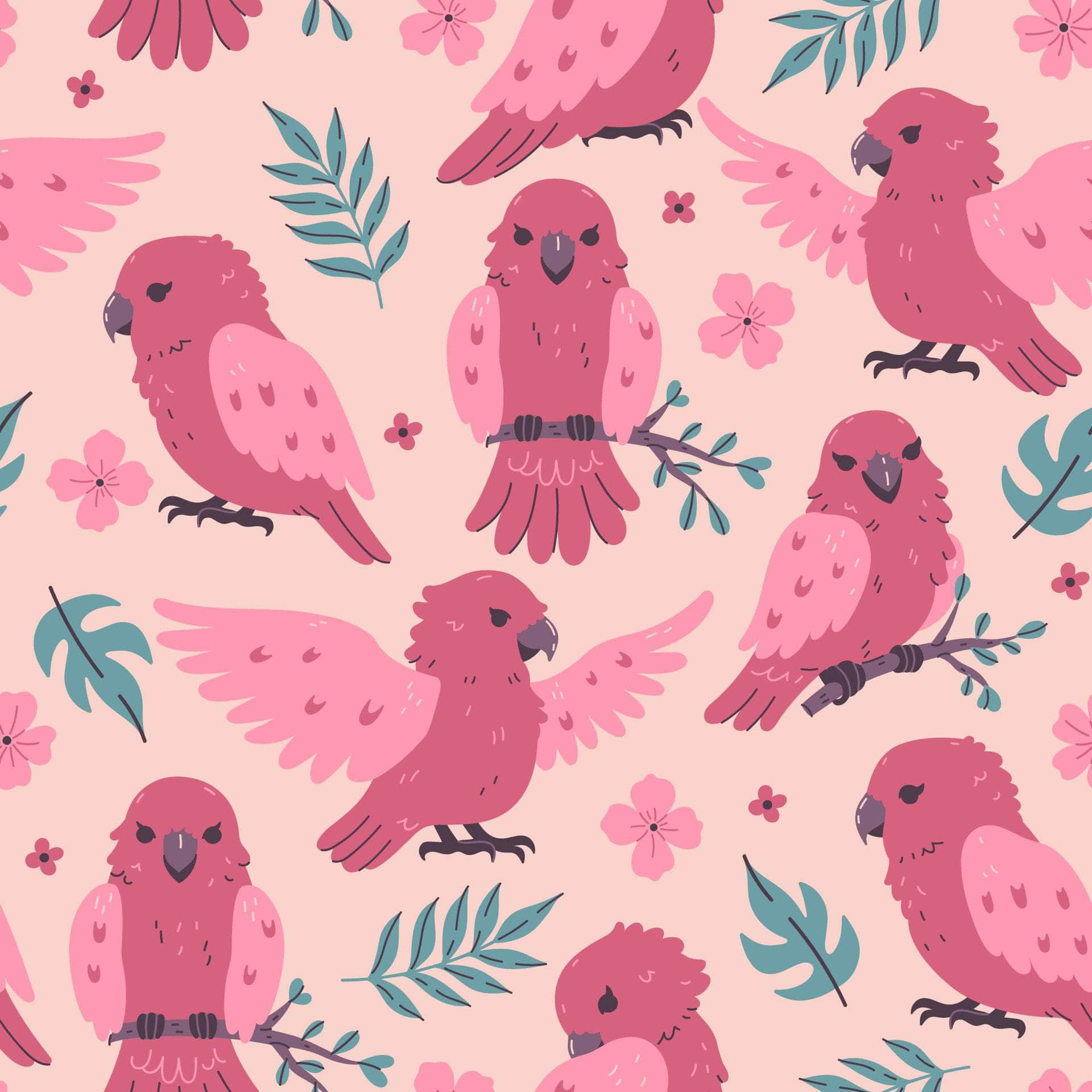 Bird Print Marine Vinyl - Flexa - Image 5