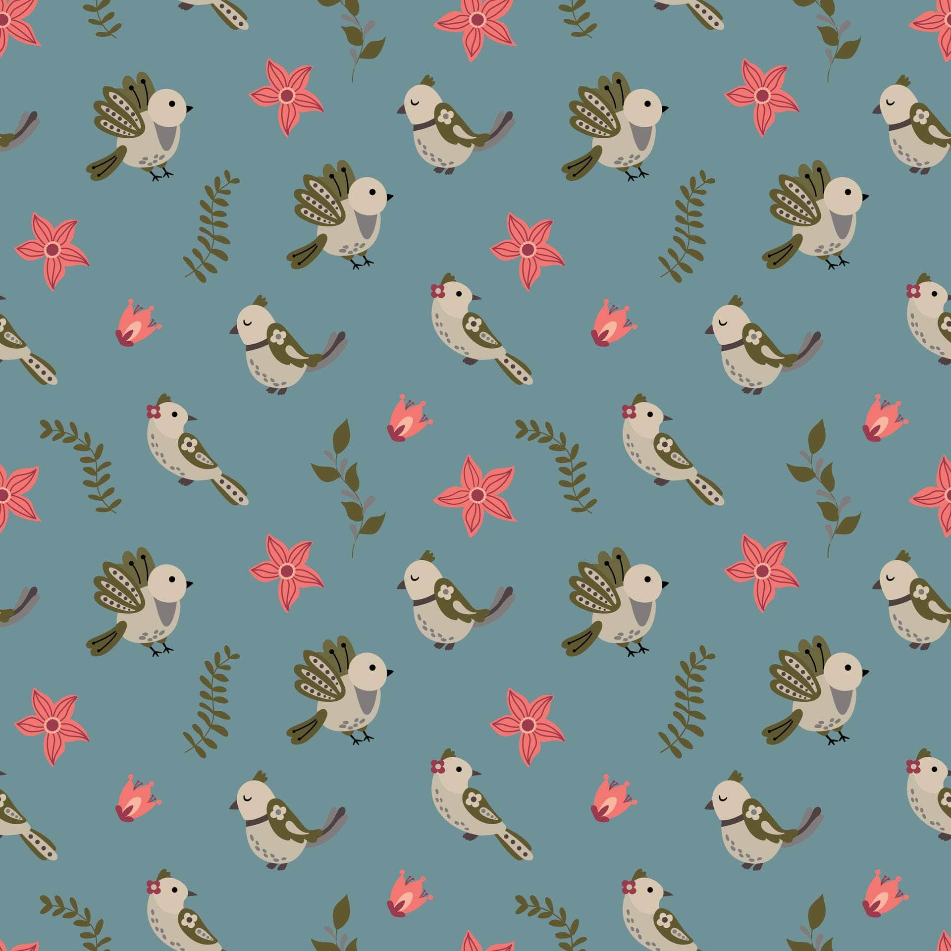 Bird Print Marine Vinyl - Flexa - Image 8