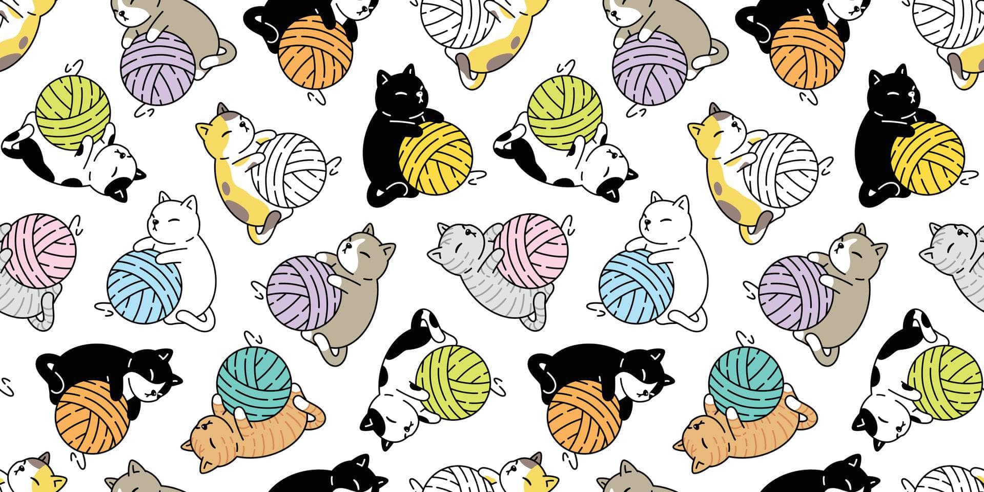 Cat Print Marine Vinyl - Flexa - Image 11